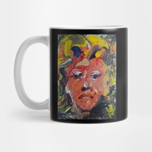 Abstract Expressionist Marilyn Face 411 Mug